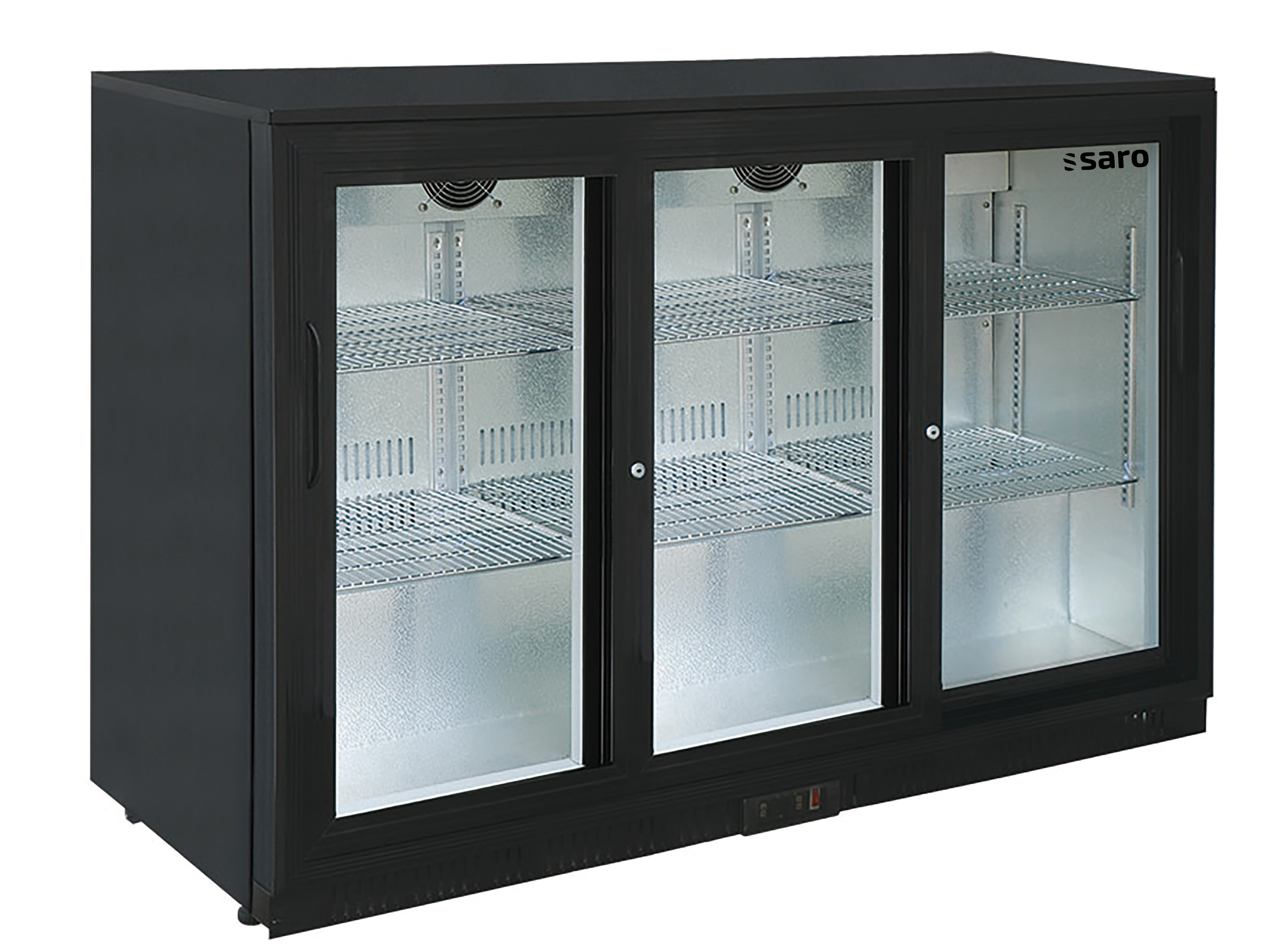 SARO Réfrigérateur de bar, 3 portes coulissantes, modèle BC 320 SD