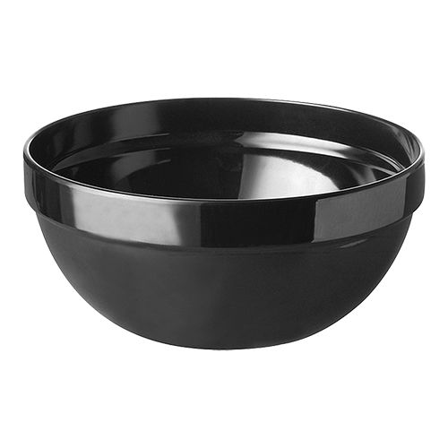 Bol de service - Mélamine - Rond - Noir - Ø14cm