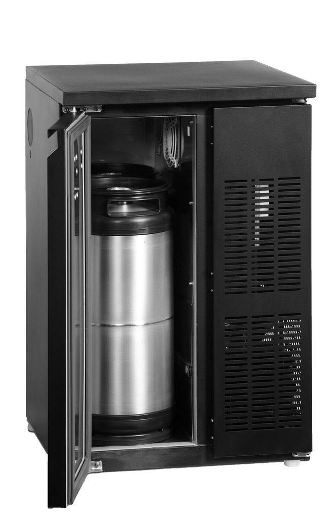 Réfrigérateur pour Fûts | Noir | Voor 2x 20 Litres Vaten | CKC2 | Esta | 55,5x59x(H)86cm