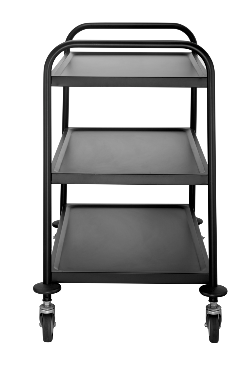 Chariot de service et de transport ECO 3 noir