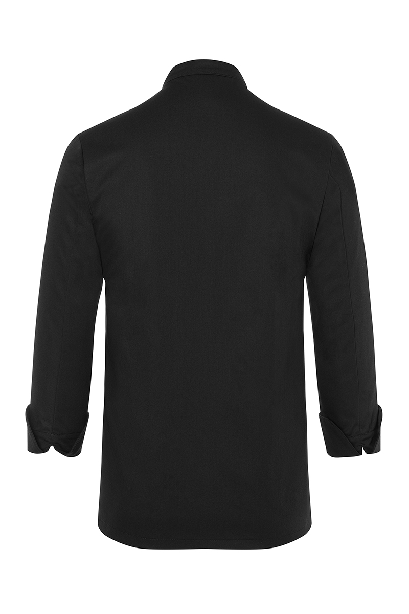 Veste de cuisine Basic - Noir - 65% polyester / 35% coton - XL