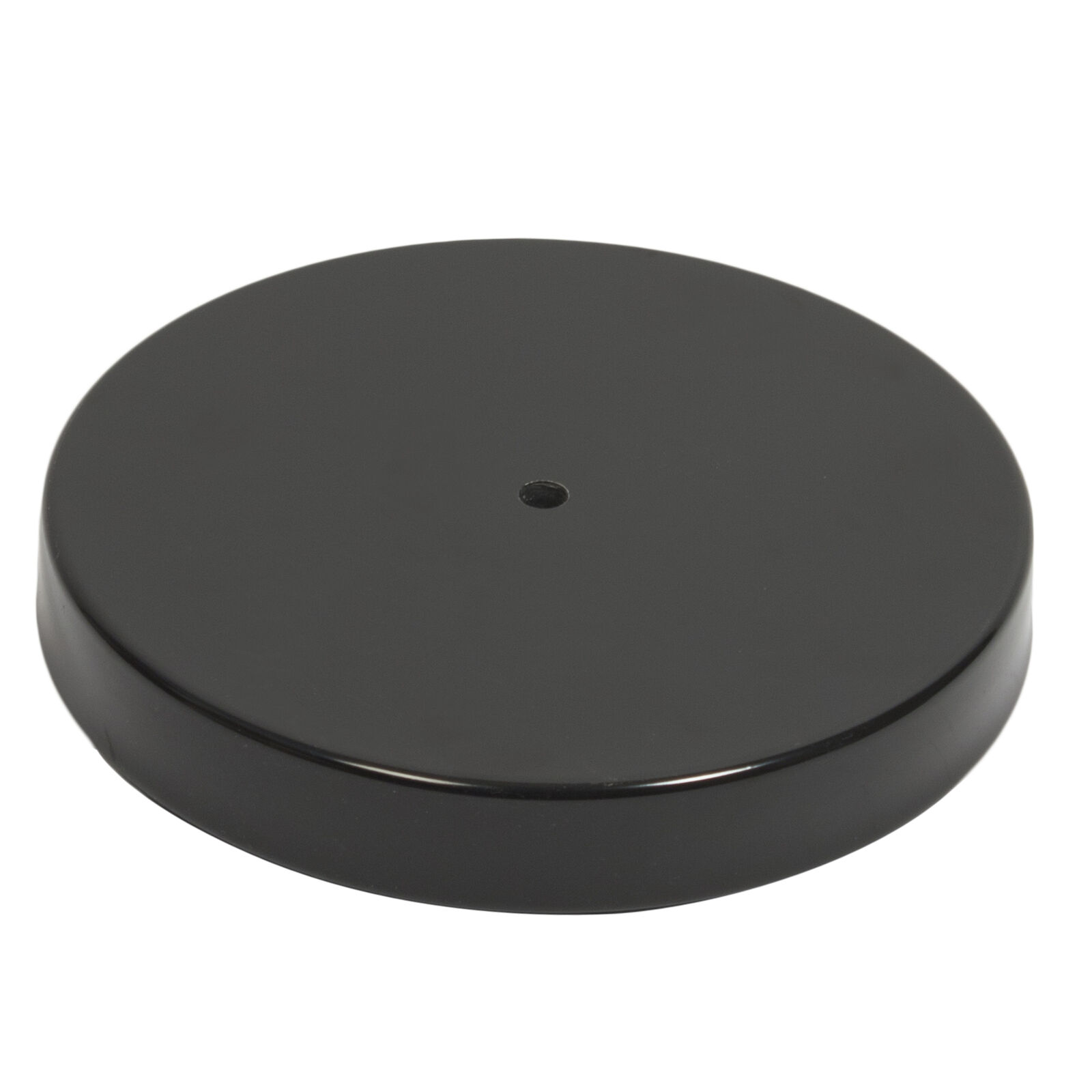 Edelstahlfuß pour Rauchstange en Noir, 24 x 24 x 4 cm