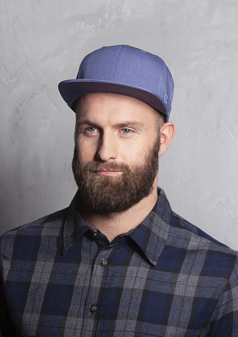 Flat Cap Jeans-Style - Vintage Blue