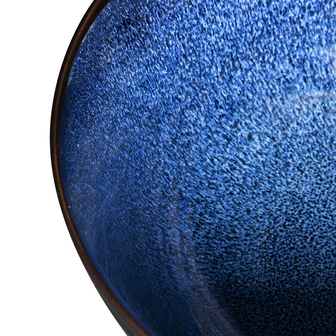 Olympia Luna Mitternachtsblaue Schalen mit Fuß 205mm (4er-Pack)