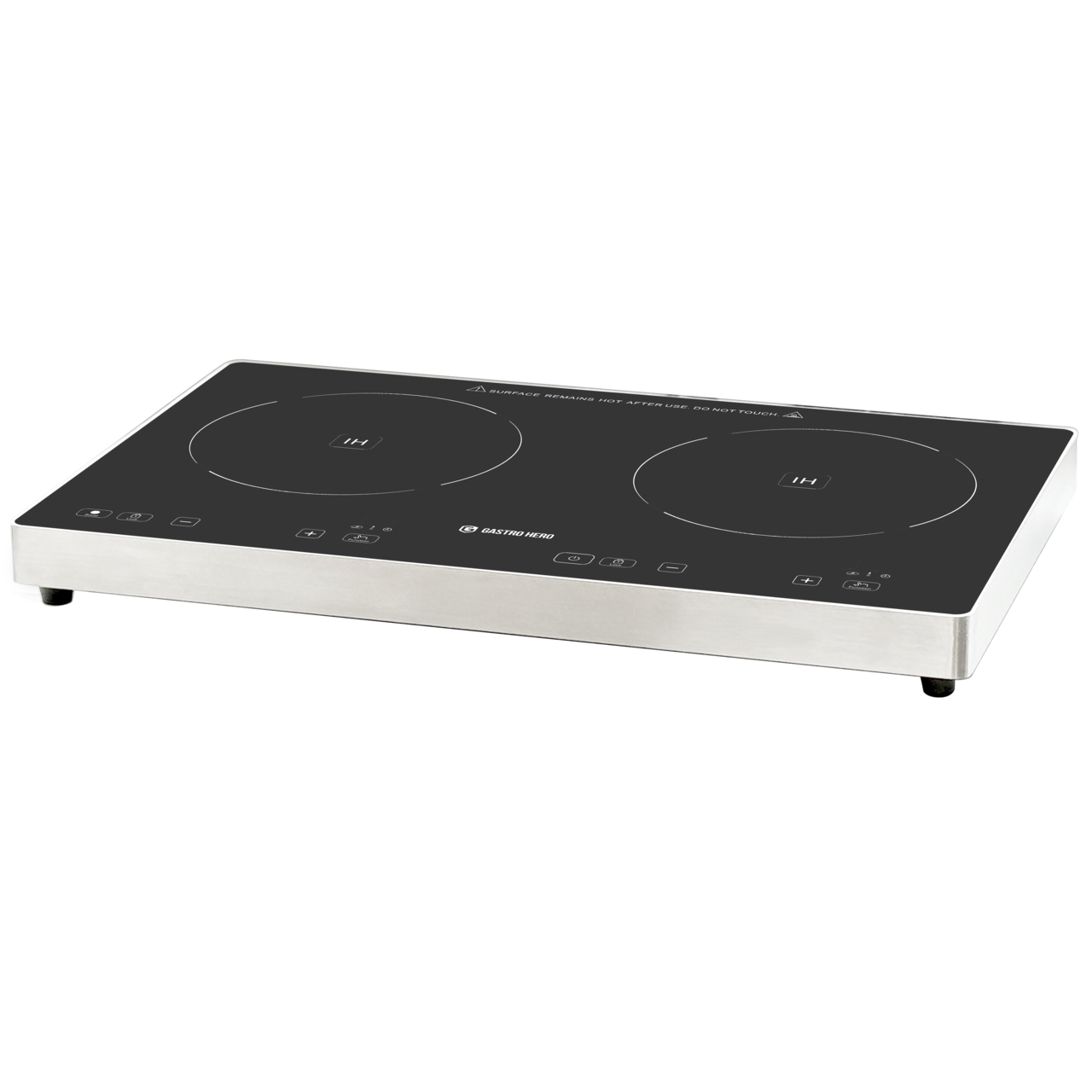 Dubbele inductiekookplaat ECO - Horizontaal - 1,8 kW & 1,7 kW