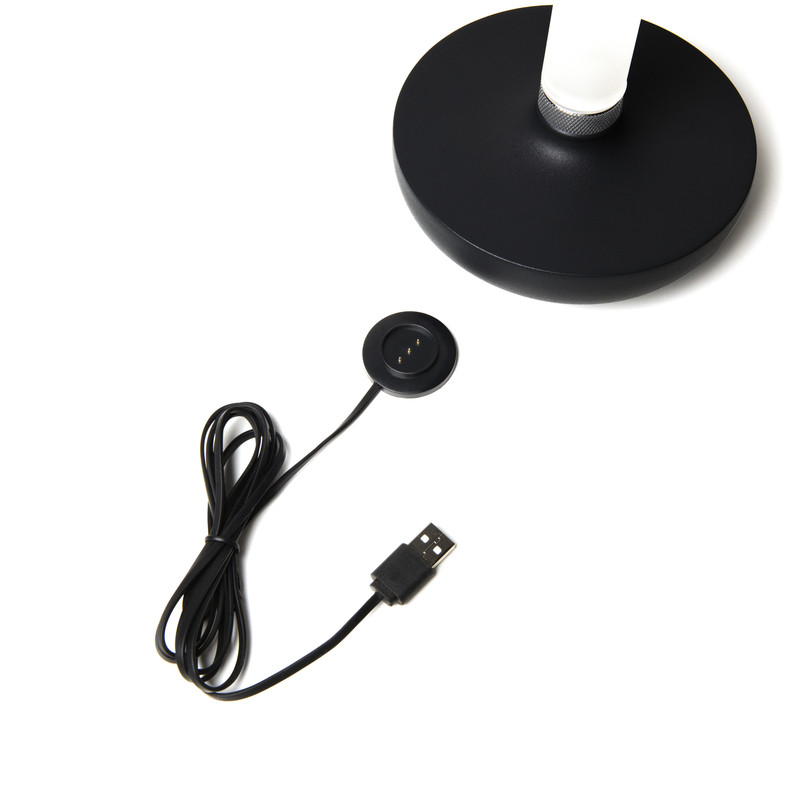 Biarritz noir - Lampe d'extérieur LED - USB rechargeable - 20,5x13,5cm