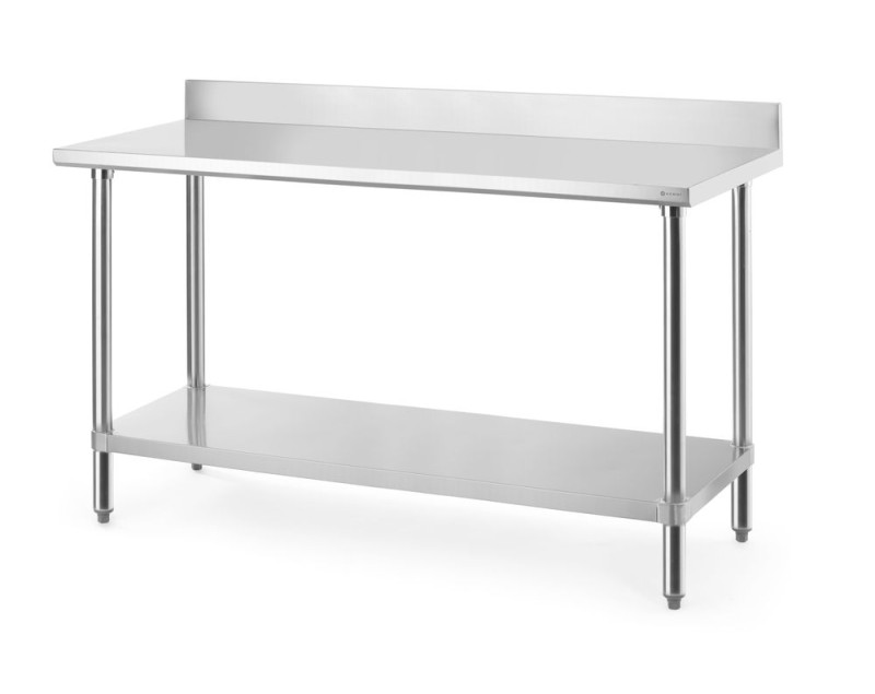 Werktafel met spatrand - 1600x600x(H)950mm
