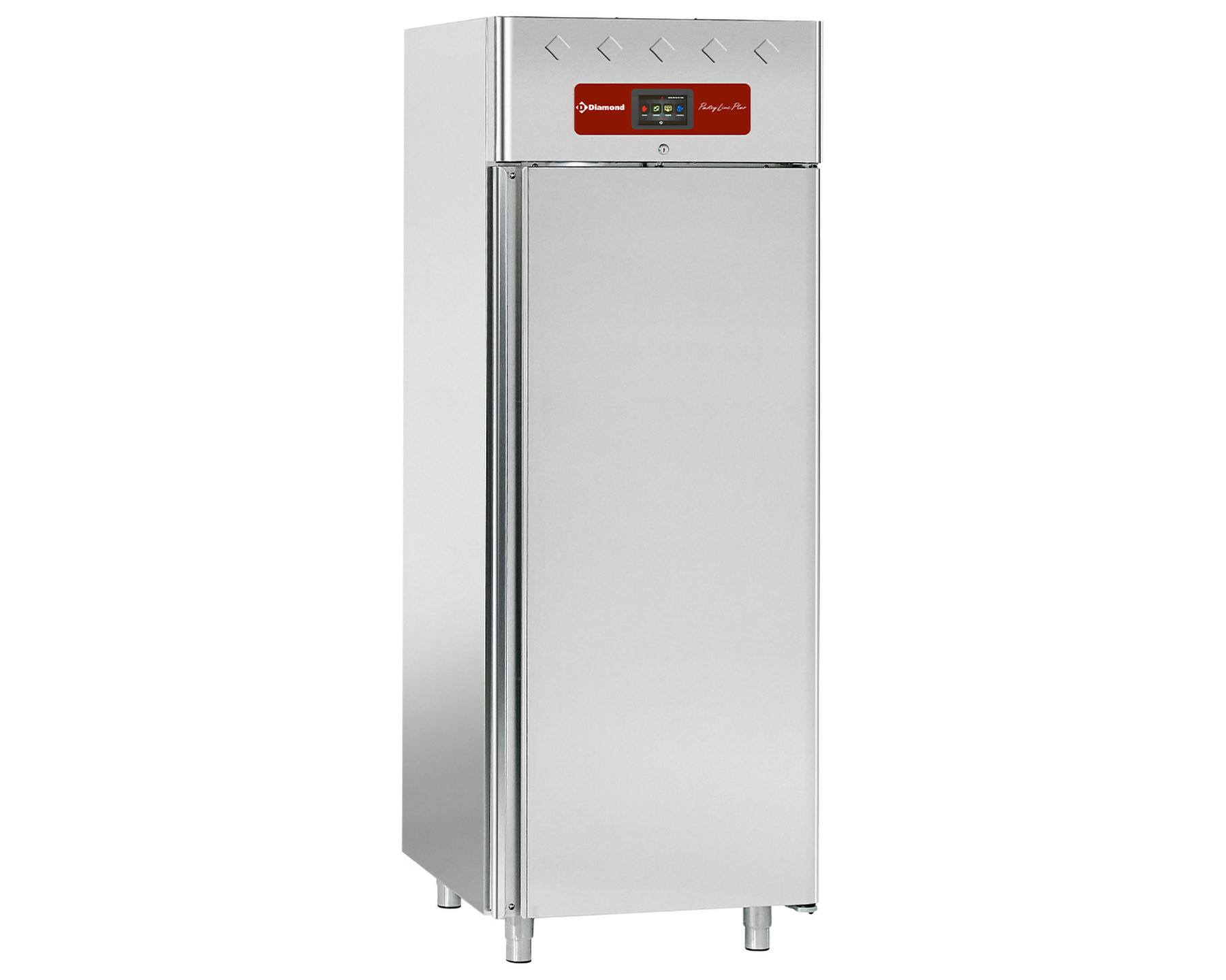 Gärschrank mit Tür, Standfüßen und Digitalanzeige