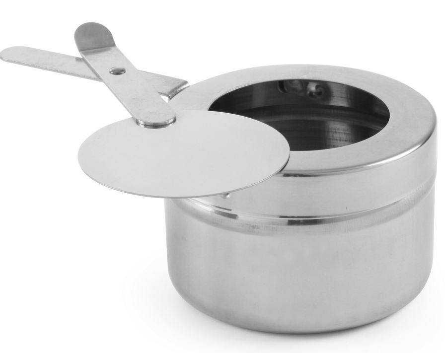 Geöffneter Brennpastenbehälter.