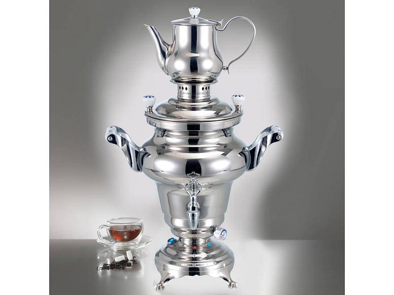 BEEM Samovar Trendy Rebecca Theezetapparaat Waterkoker RVS 5 Liter