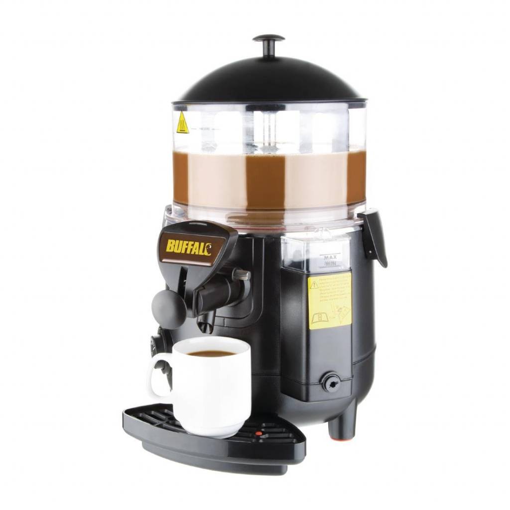 Distributeur Chocolat Chaud 5L/10L - Machine à Boissons électrique, Réglage Température 30-90°C - Pour Café, événements, Catering