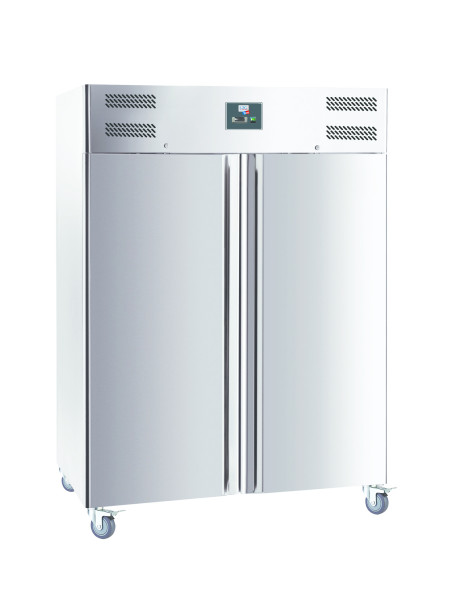 L2G - Congélateur Ventilée - Inox - 2 Portes Pleines - 1400L