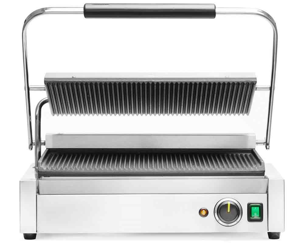 Gerillter Kontaktgrill.