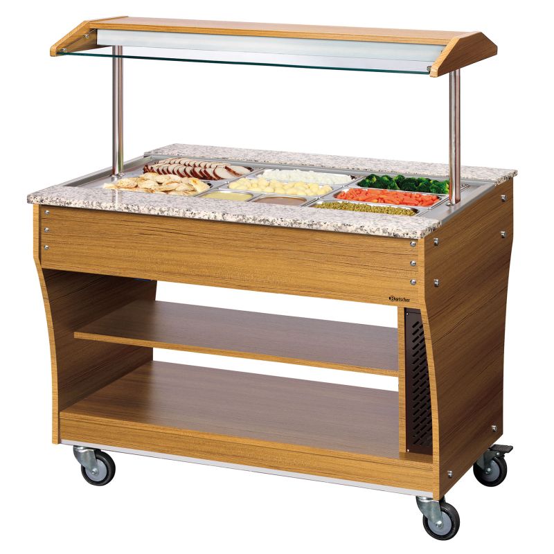Buffetwagen, warm, 3x 1/1GN